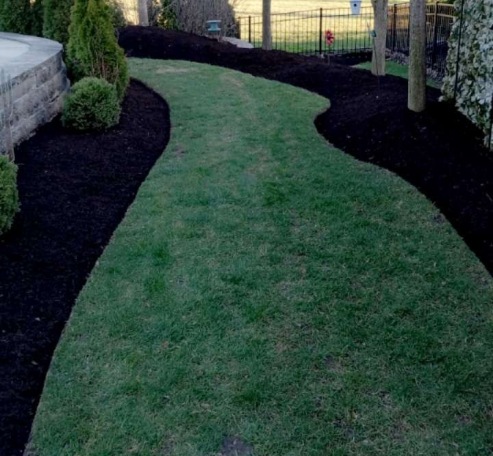 Mulch Installation on edges