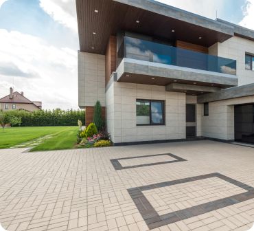 Nice House with stone patio